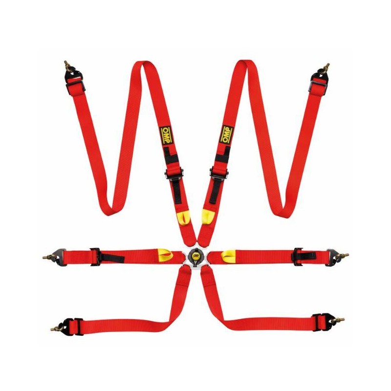 DA0-0208-A01-061-harnais OMP First 2 rouge